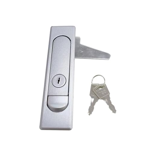 Serrure d'avion en alliage mat de zinc haute finition micro argent et noir - 4