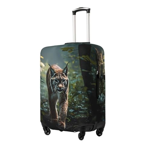 Bobcat Elastic Travel Luggage Cover, Washable Spandex Suitcase Protector, Anti-Scratch Fits 18-32 Inch2