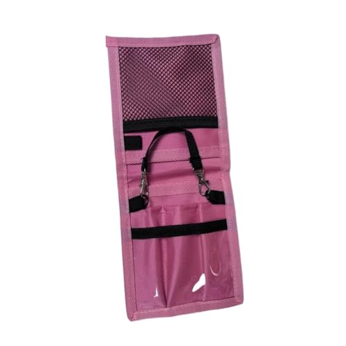 siduytin Bolsa de enfermera, organizador de material médico para gerentes, veterinarios y asistentes médicos, color rosa, Rosa, 11.5 x 26 cm