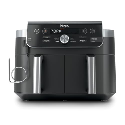 Image of Ninja DualZone Air Fryer, 10 Qt Smart, 6-in-1, Grey, DZ950