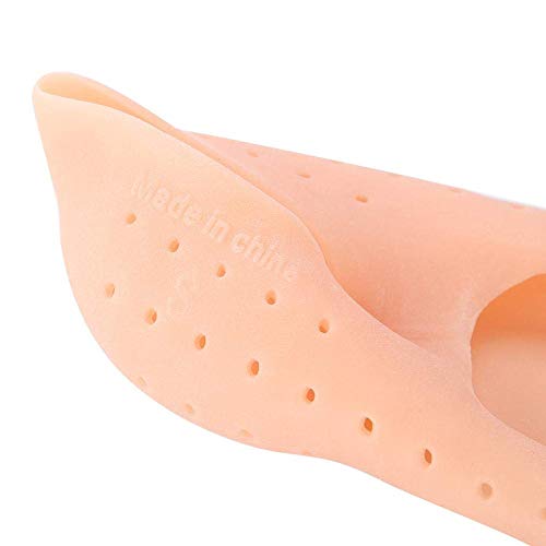 1 Par de Meias de Silicone, Protetor Anti-rachaduras nos Pés Meias para Prevenir a Ferramenta Meias