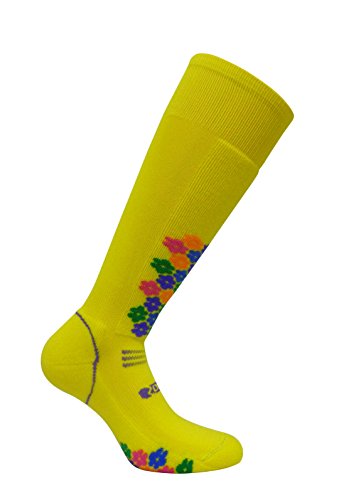 Image of Eurosocks 0716W Women's Snowdrop Silver OTC Ski Socks-Pair