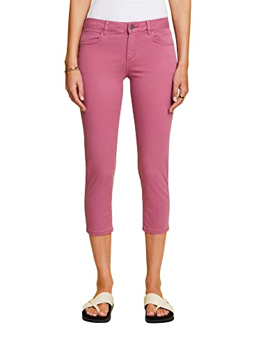 ESPRIT Damen 043ee1b316 Hose, 651/Dark Pink 2, 32W / 24L EU