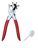 Utilisations Diversifiées : Associée au mètre ruban garantissant une mesure précise, cette pince trou ceinture cuir convient parfaitement au cuir, aux bracelets de montre et aux sacs. Que ce soit l’ajustement d’une ceinture, la réparation d’un bracelet ou la modification d’un sac, elle vous aide à terminer le travail facilement.