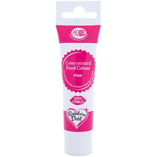 Rainbow Dust ProGel Professional Food Colouring (Pink, 25g)