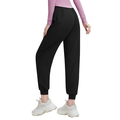 Vetement sport femme leggings taille haute fluide extensible casual avec poche pantalon