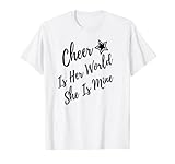 Photo Gallery cheer è il suo mondo lei è la mia cheerleading mamma concorso maglietta Photo Gallery cheer è il suo mondo lei è la mia cheerleading mamma concorso maglietta