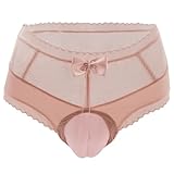 AIEOE Camel Toe Slips Crossdresser Gaff Panty Sissy Spitze Unterwäsche Höschen Verstecken Transgender Brief Übergröße Tucking Gaff Spitzenslips M