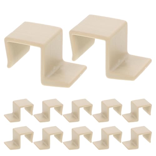 Toyvian 12 Piezas Soporte para Tablero de Cuna Ganchos para Almacenamiento Accesorio Resistente y Práctico para Proteger la Cama Infantil