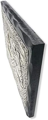 Miniatura 5 de Handmade Greek Christian Orthodox Wood-Metallic icon of Virgin Mary (24 X19 cm or 9.4 X 7.5 in) Solid Wood