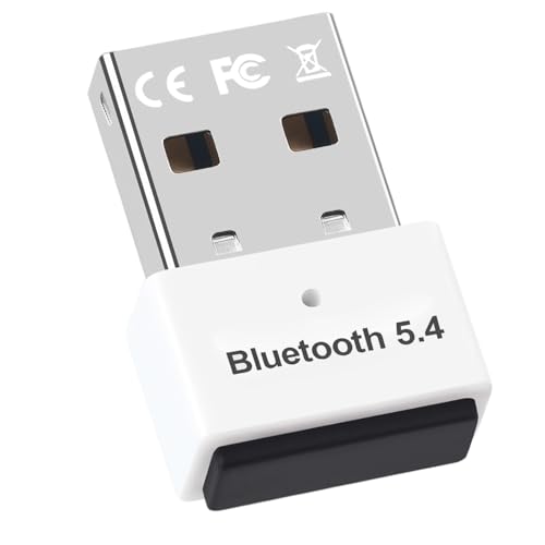 Dongle Bluetooth PC 5.4, Cle Bluetooth pour PC, Clé USB Bluetooth, Adaptateur Bluetooth USB, Clé Bluetooth PC, pour PC, Ordinateur Portable, Souris, Tablette, Casque,...
