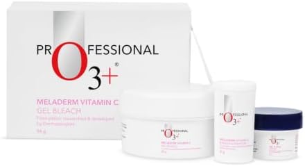 O3+ Meladerm Vitamin C Gel Bleach 96g for Skin Brightening Dull Skin | TAN Removal for Face, Suitable for Men & Women
