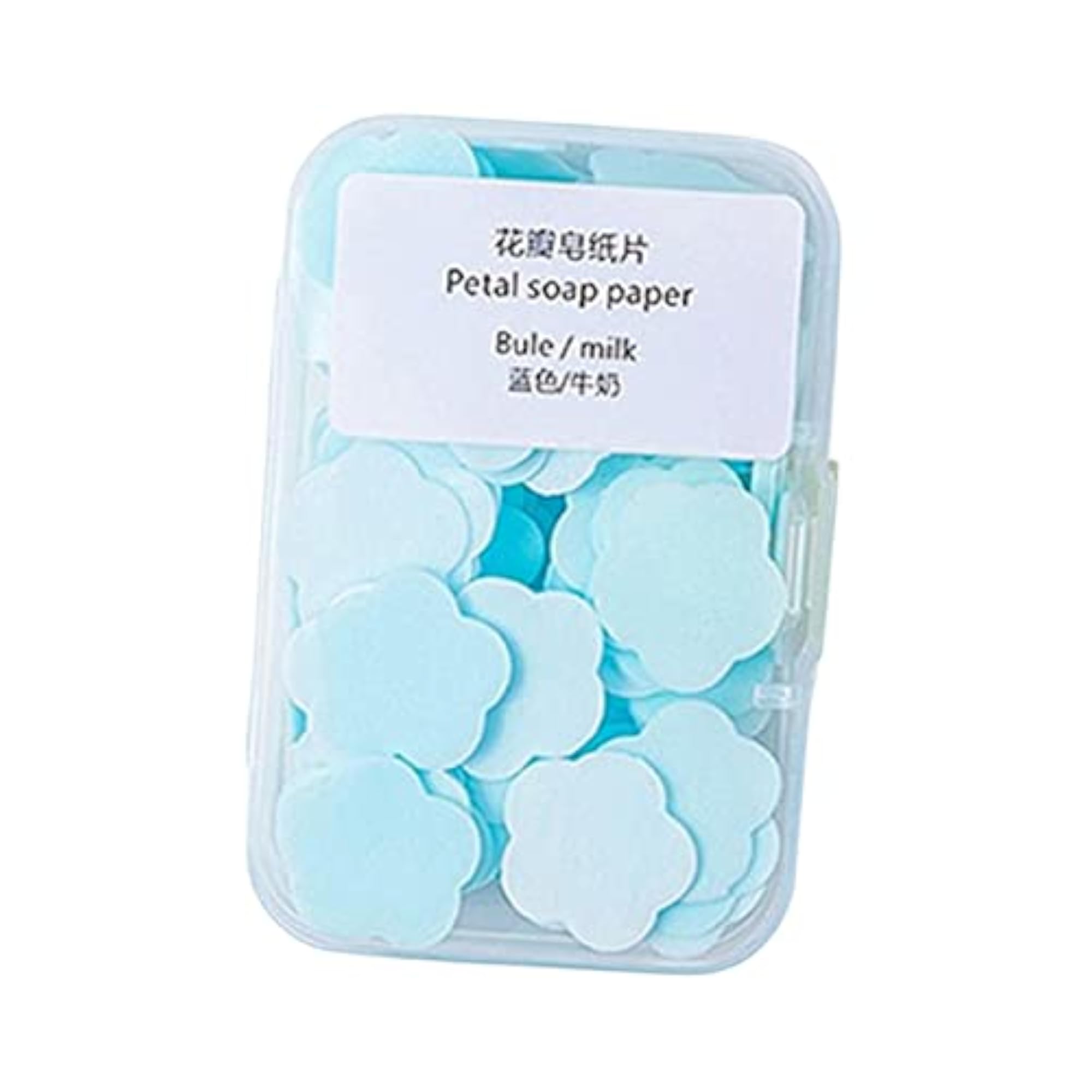 Mini Flower Shape Paper Soap Sheets, Travel Hygiene