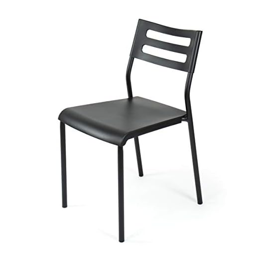 Lucky Theory Humble Crew Lightweight Desk Chair, Black 19D x 16W x 30H in