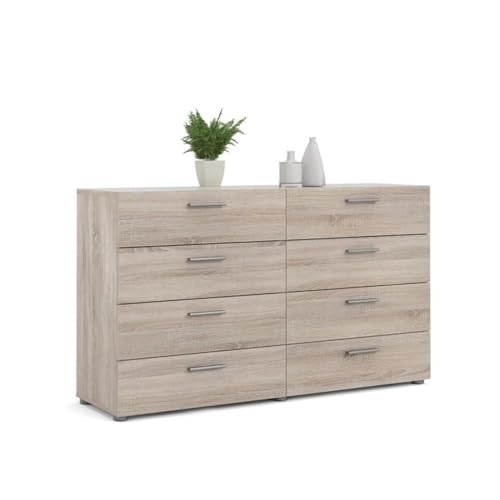 Tvilum 8 Drawer Double Dresser,Truffle - Thumbnail 7