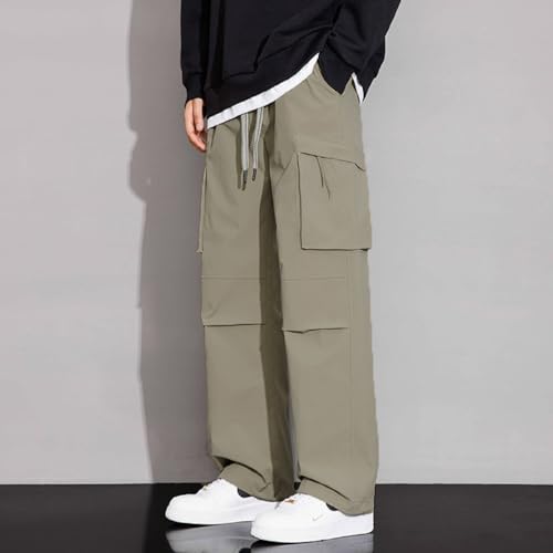 Image of Lymio Cargo for Men || Cotton Cargo Pant || Drawstring Waist Pant (Also Available in Plus Sizes) (149-152)