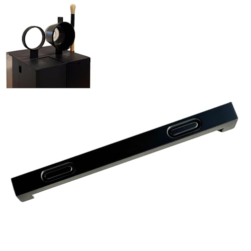 TEHAOUU Coffee Machines Storage Rail Compatible with Xbloom Anti-Slip ABS Organizer Bar for Kitchen Countertop (black)