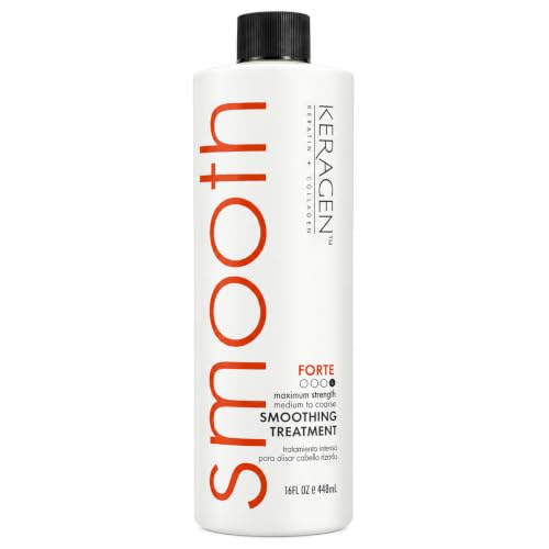KERAGEN Brazilian Smoothing Keratin Hair Treatment, Frizz Control, 16 oz