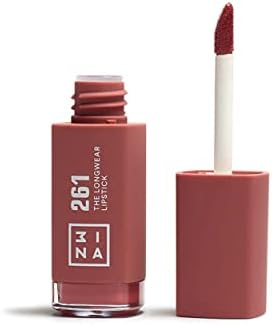3INA MAKEUP - The Longwear Lipstick 900 - Czarny - zarna pomadka w płynie z nawilżającą formułą kwasu hialuronowego - silnie napigmentowana, matowa powłoka - Vegan - Cruelty Free