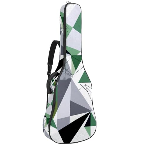 Housse guitare acoustique grand format 104 cm avec motif géométrique