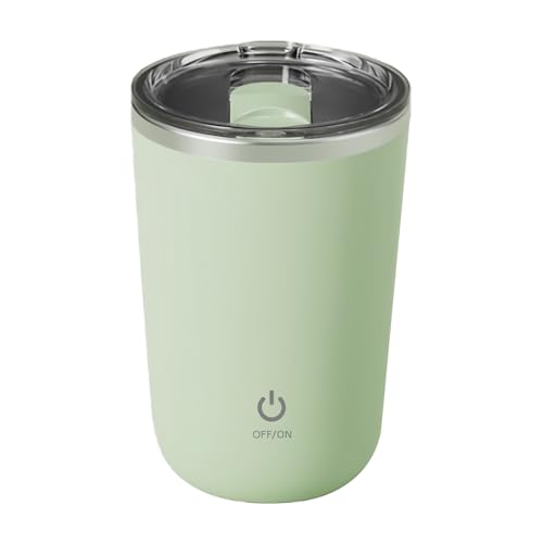 Ahuuen Taza de Autoagitación | Recargable y Portátil 350 ml | Taza de Café con Agitación Magnética Automática,para Bebidas Calientes Frías Té Batidos Polvos Viaje Gimnasio Café y Desplazamiento