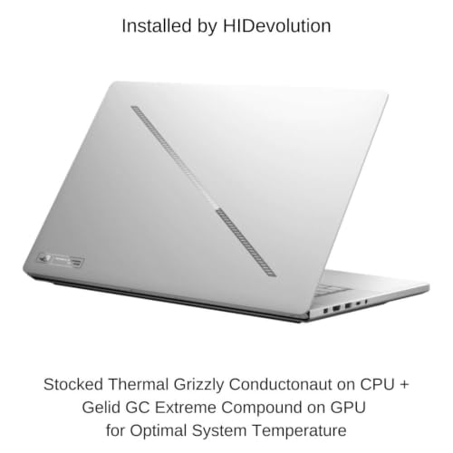 Image of HIDevolution [2026] ASUS ROG Zephyrus G16 GU606AR White 16 inch WQXGA 240Hz OLED, 1.6 GHz Ultra 9-386H, RTX 5070 Ti, 32 GB LPDDR5X RAM, 1 TB PCIe SSD, Windows 11 Pro