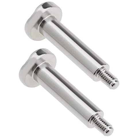 EMSea 2PCS Game Console Base Screw Compatible with PS5 Game Machine Host Replacement Vertical Stand Bottom Fixing Screws Repair Parts Game Machine Accessories Cover
