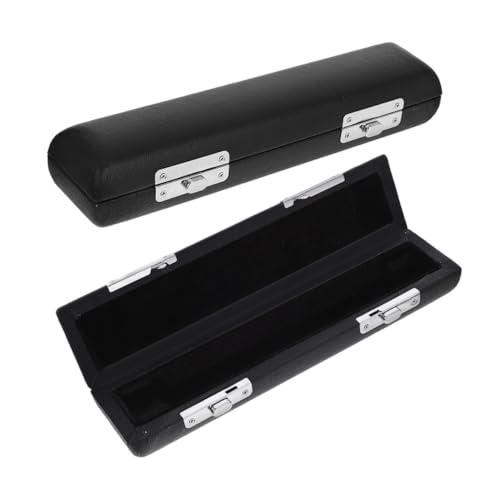 Étui rigide pour piccolo en PU noir avec doublure douce ifundom - Lot de 2