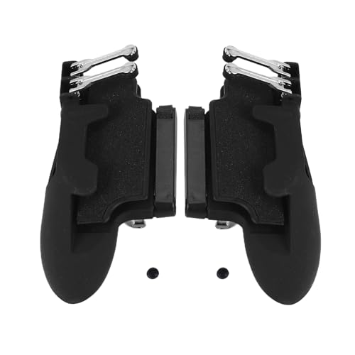 Lonrtesw para Controlador Six Finger Mobile Trigger Gamepad Grip L R BotóN Fire Aim Joystick para...