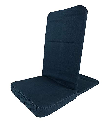 BackJack Floor Chair, Regular, Light Blue Denim - Thumbnail 4