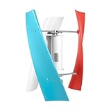 Keine Geräusche Vertikalachse Windturbinengenerator Windturbine Windrad Stromerzeugung für Boote, Pavillons, Hütten oder mobile Häuser und andere Energieversorgungseinrichtungen,12V 400W