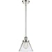 Innovations Lighting 916-1S-PN-G42 Large Cone 1 Light 8 inch Polished Nickel Pendant Ceiling Light