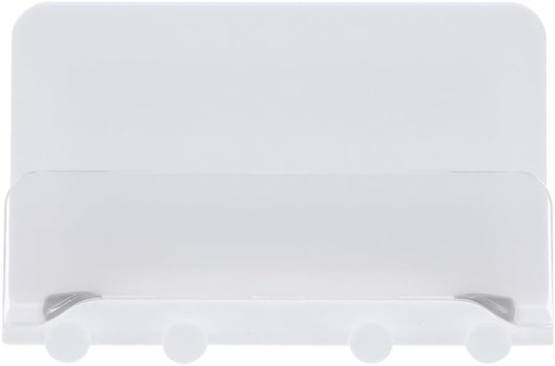 Wall Phone Holder Shelf with Hanger, ABS Charging Stand for Smartphone