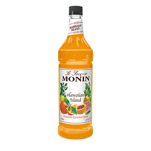 Monin Hawaiian Island Syrup, 1 liter PET Bottle