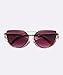 Blackburn Italian-Crafted, Trendy Aviator Cat Eye Sunglasses for Women & Men in Pink, Fashionable Modern Shades UV400 Protection