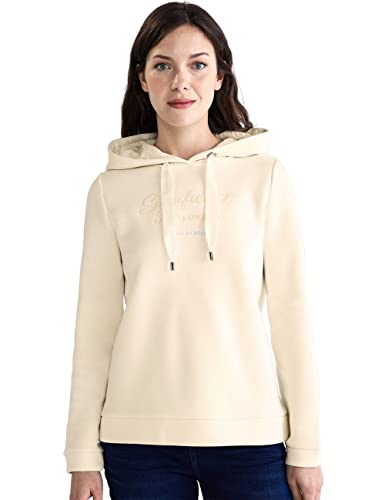 STREET ONE Damen A302276 Sweatshirt Hoodie, Lucid White, 38