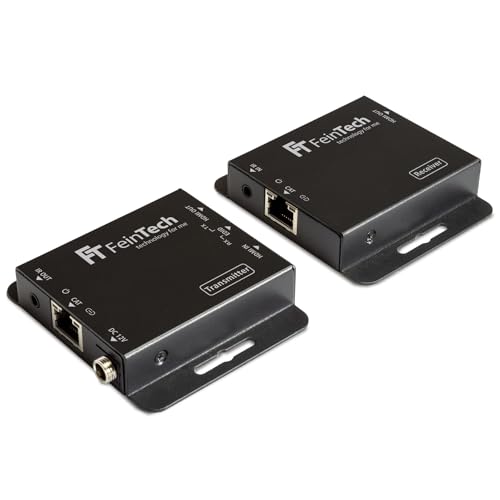 FeinTech VME00110 HDMI over LAN Extender Ethernet-Kabel Verl&auml;ngerung Splitter Transmitter & Receiver Ultra-HD 4K 70m