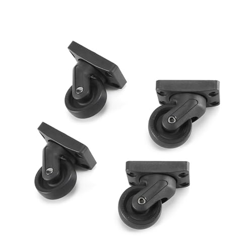 Travel Luggage Wheels Set, Smooth Rolling Suitcase Casters Black2