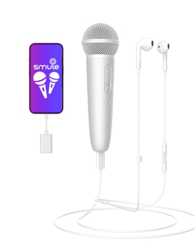 PUREMIC Singing Microphone with Earphone, Ideal for Vocal...