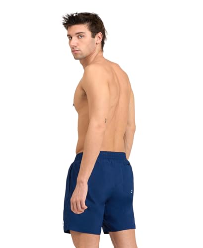 ARENA Men's Icons Solid Beach Short Boxers Swimming Bermuda with Mesh Inner Brief, Side Pockets, Pool Beach Vacation Swimsuit2