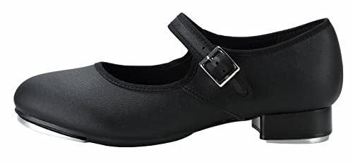 Image of Linodes Unisex PU Leather Easy Strap Tap Shoe Dance Shoes for Women and Men's Dance Shoes-608