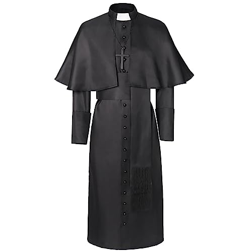 Cassock Robe For Men's,Choir Minister Clergy Pulpit Liturgical Church Robe be Medieval Liturgical Church Robes
