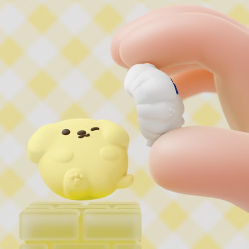 Image of PlayVital Thumb Grips for Nintendo Switch 2 | Kawaii Silicone Joystick Caps (4-Pack) - Cute Accessories Animal Design Thumbstick Covers for Joycon 2 - Fluffy & Winky Pups