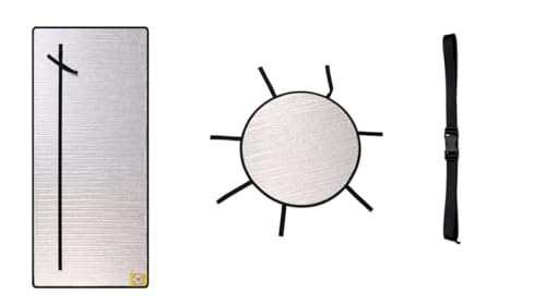 Image of Insulated Water Tank Cover for Overhead Tanks Aluminium Foil Bubble Insulation Heat & Cold Protection Waterproof Fabric UV Resistant Buckle Straps 500-2000 L (12MM, 500 LTR)