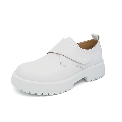 Chunky Formal Shoes Men's Loafers Fashion Platform Higher Business Casual Office Suit Shoes Classic Round Toe Party Wedding Oxfords