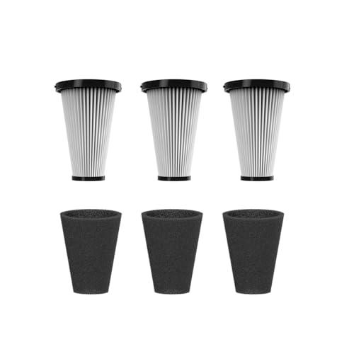 Vexilar Paquete de 3 Filtros HEPA, Compatible con la Aspiradora con Cable C8
