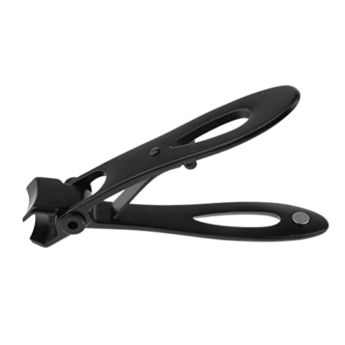 FABLOFT Stainless Steel Nail Clipper Cutter Trimmer Manicure Pedicure Care Scissors Black Deal