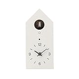 無印良品 鳩時計 掛置時計・ホワイト 15832491 幅95×奥行108×高さ204mm