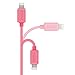 iPhone 7 Charger, 1 Ft Short Lightning Cable, F-color Sturdy Apple MFI Certified Cable Cord for iPhone 7 6S 6 Plus 5S 5C 5, iPhone SE, iPad 4 Air 2 3 iPad Mini 2 3 4 iPad Pro, iPod Touch 5 Pink