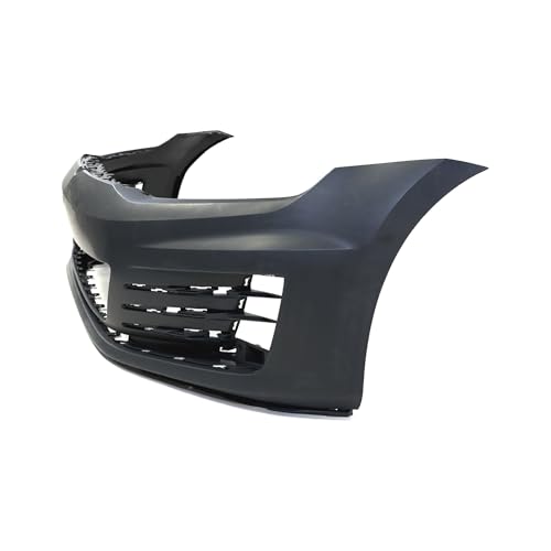 Image of Compatible with Volkswagen GTI 2015-2017 Front Bumper Cover | Primed, With Tow Hook Hole, Ready to Paint, OEM 5GM807217HGRU, VW1000209
